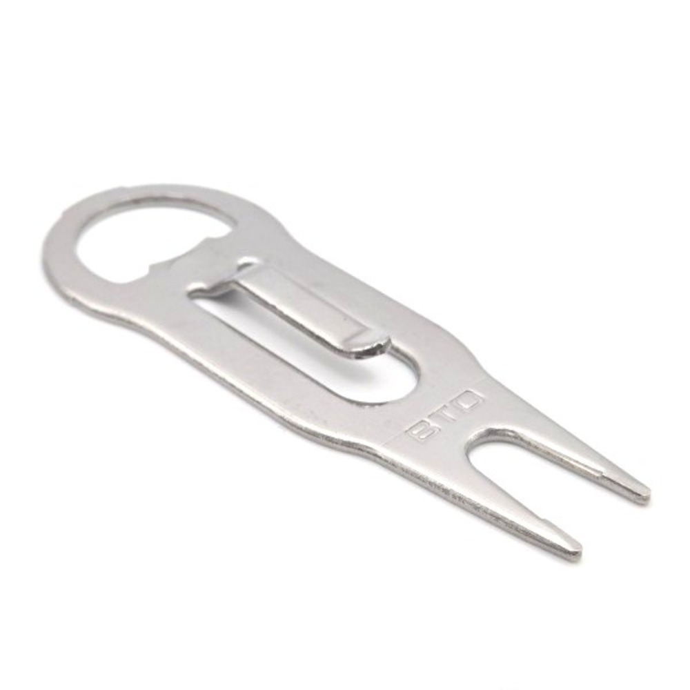 Golf Divot Repair Tool‎ Clip Bottle Opener Golfing Green Fork Multi Accessory